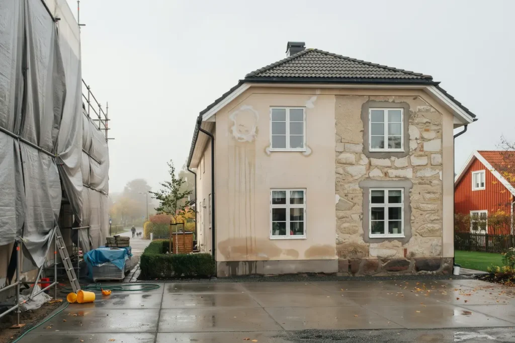 renovera vattenskadad putsfasad och stenfasad smarta tg rder f r ett tryggt och h llbart hem