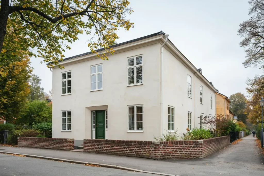 putslagning och m lning av villa i gamla enskede